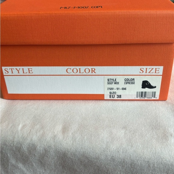 Miz Mooz Espresso Brown Boots • Leather Ankle Booties • Buckle Boots • Leather - Picture 4 of 4